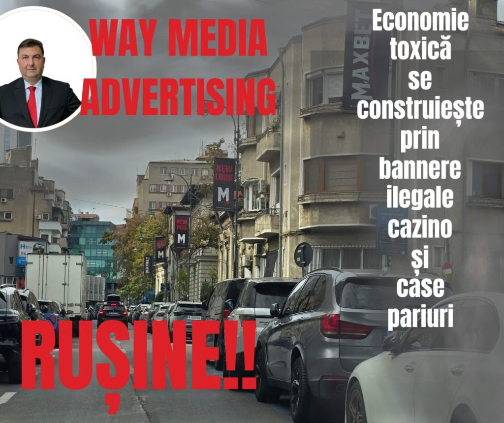 Way Advertise Production SRL: Controversa publicității neautorizate pentru cazinouri și pariuri în București